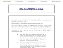 Tablet Screenshot of illuminatedbible.com